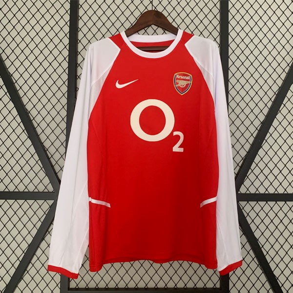 Tailandia Camiseta Arsenal 1st ML Retro 2002 2004